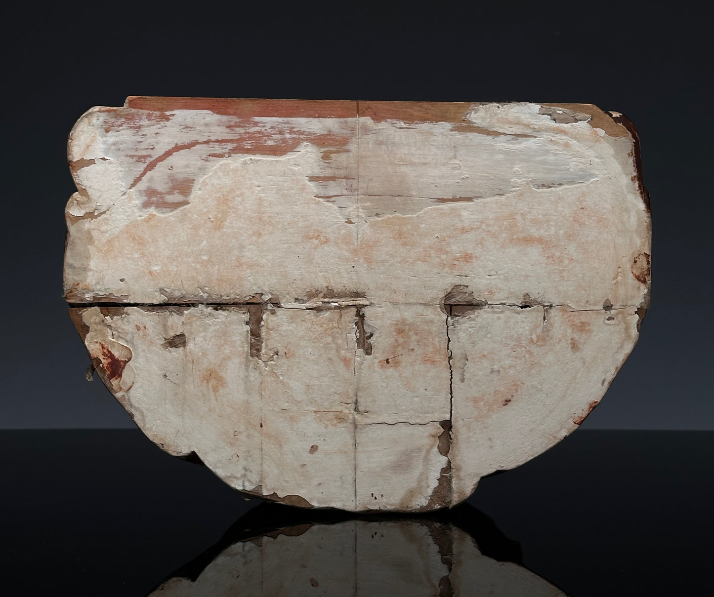 SOLD Antique 17th century Japanese Painted Wood Figure of the Buddhist Monk Kūkai