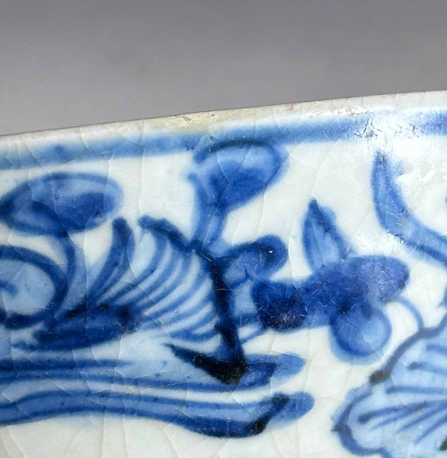 Antique Chinese Porcelain 8” Bowl Late Ming Blue White Ducks Lotus Pond Bonhams