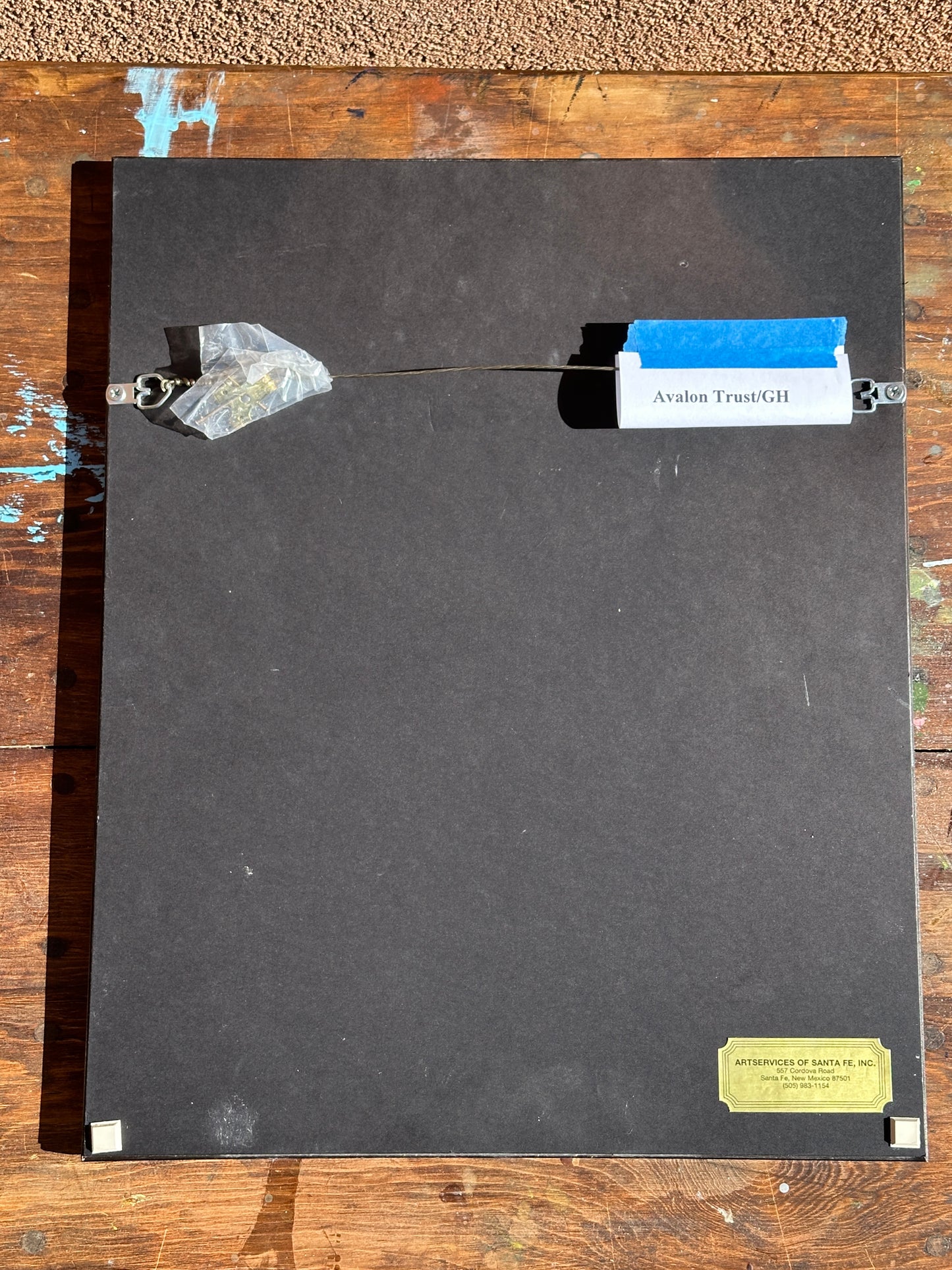 GENE HACKMAN OWNED Gregory Kondos Watercolor Painting 1995 Southwest Landscape