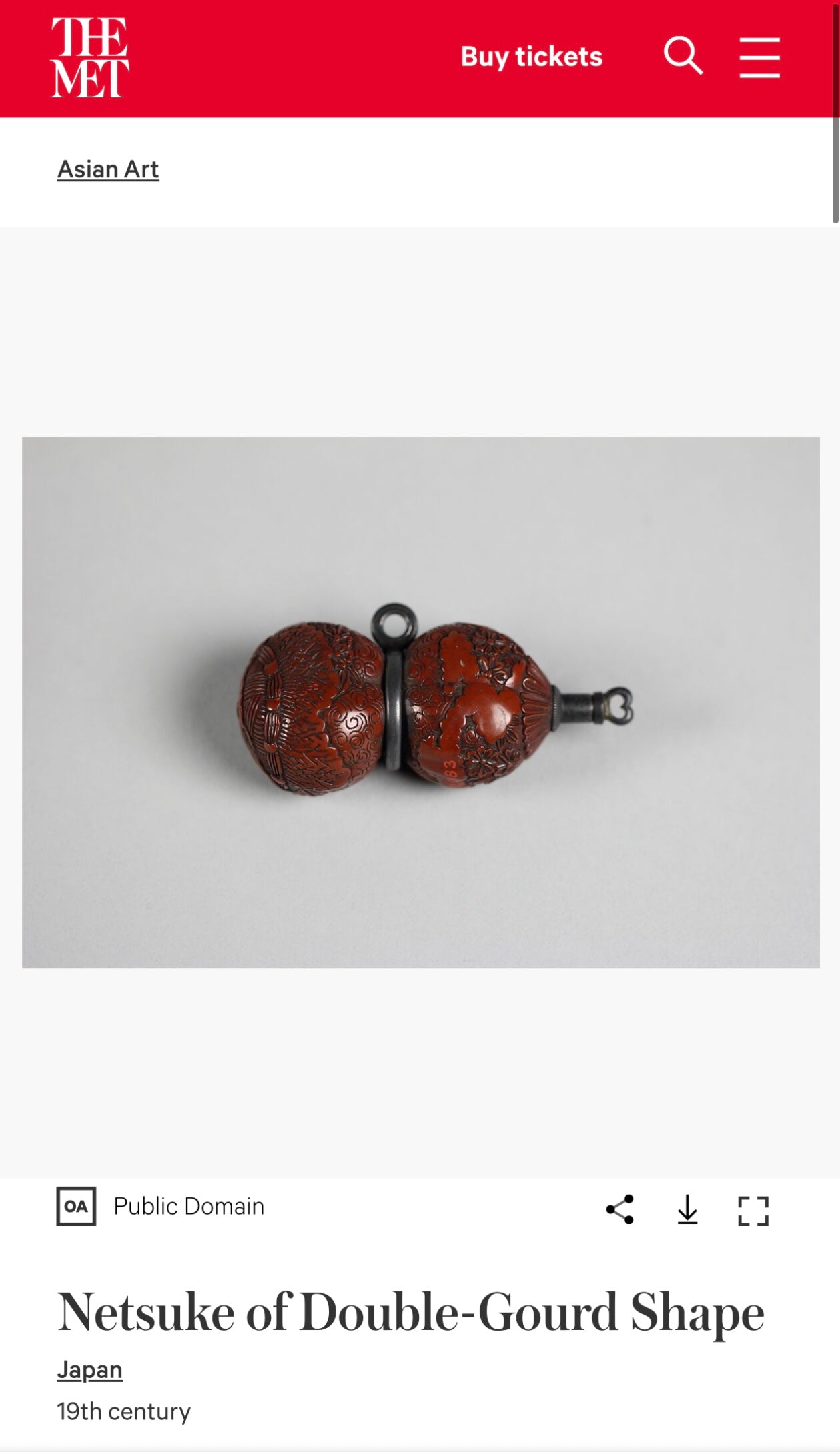 Antique Japanese Carved Gourd Netsuke Silver Fittings Edo Meiji Snuff Bottle Nut