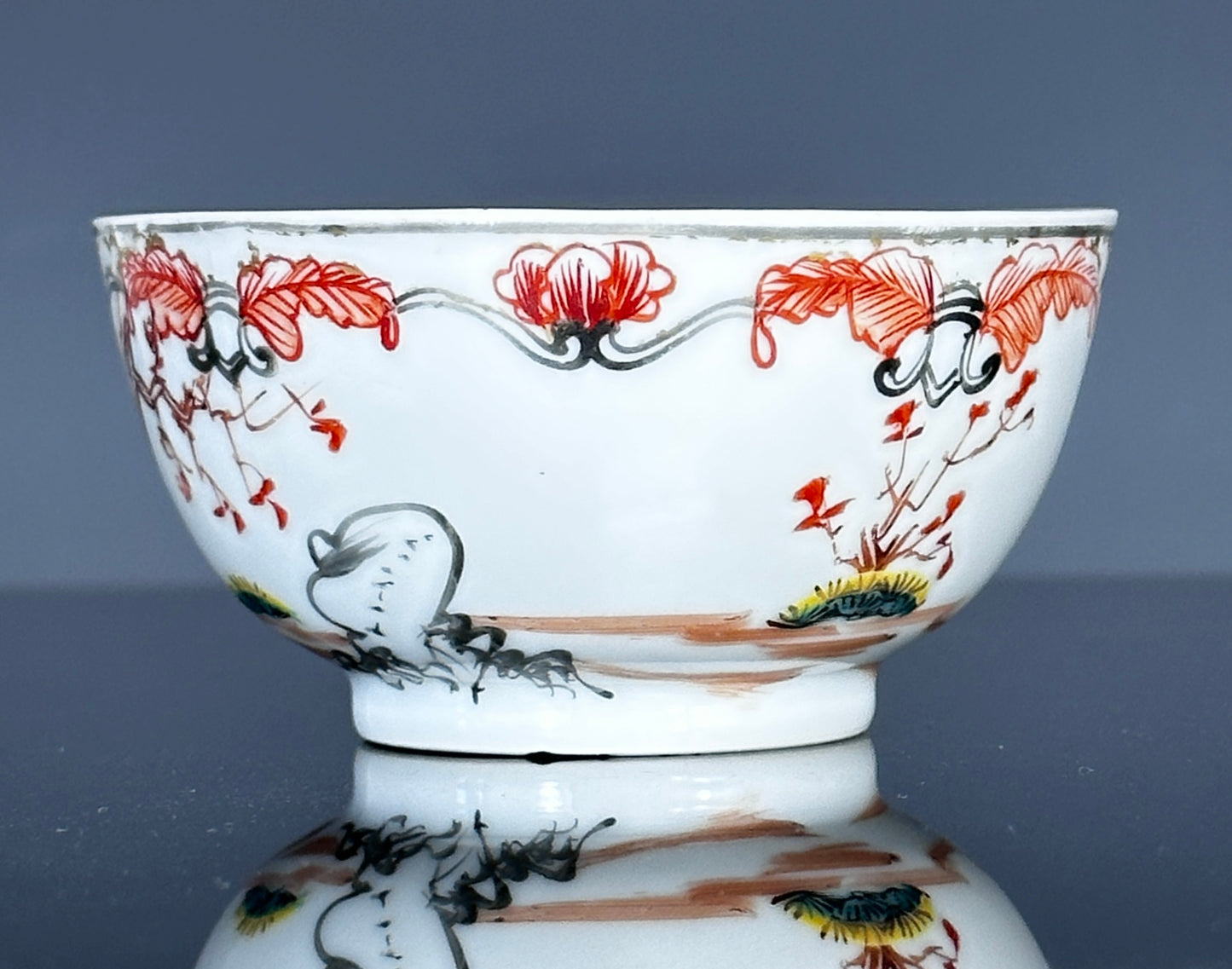 Antique Chinese Export Porcelain Tea Bowl Cup Qianlong 18th Century