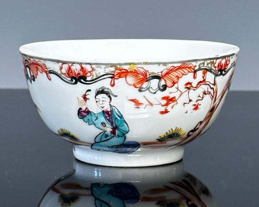 Antique Chinese Export Porcelain Tea Bowl Cup Qianlong 18th Century