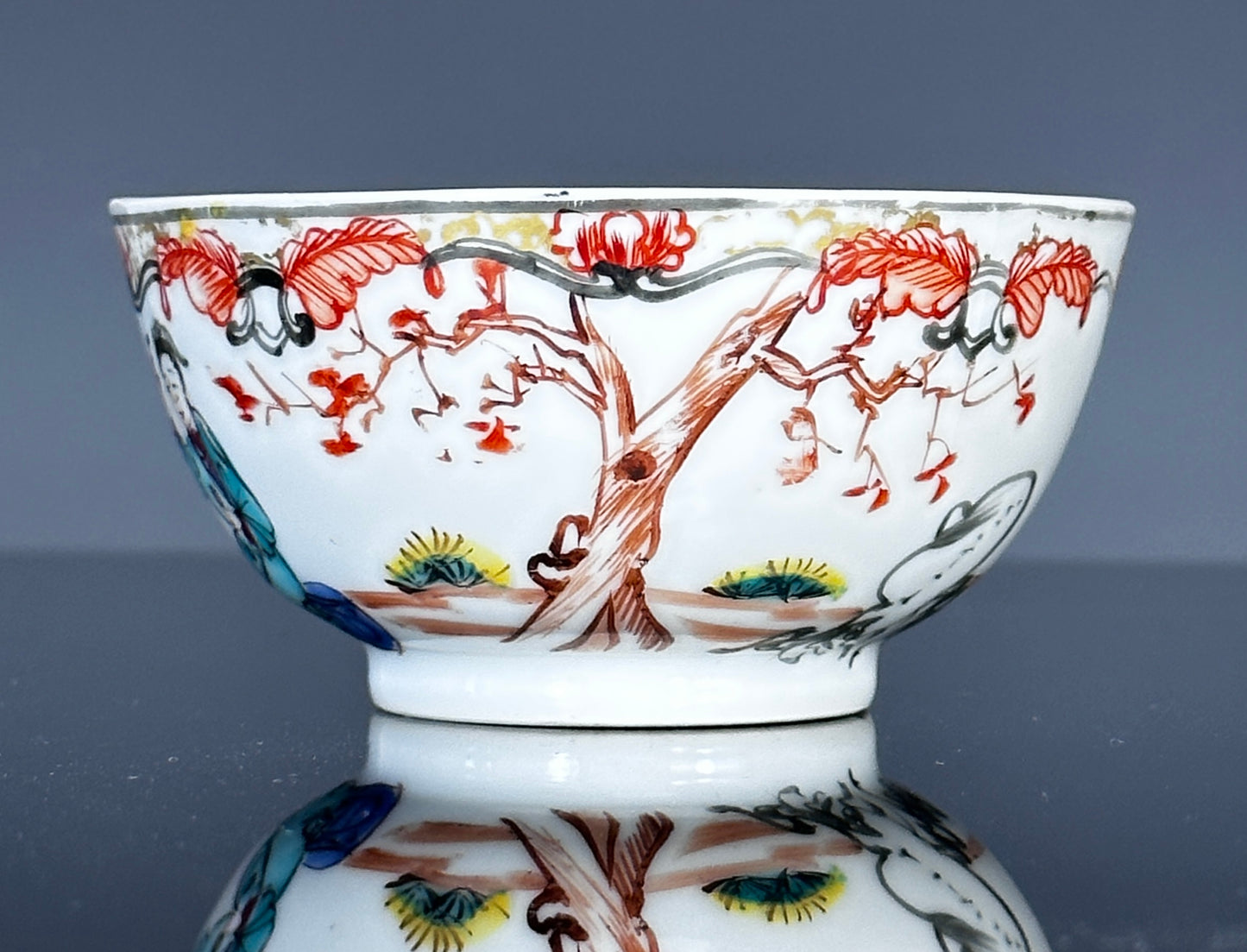 Antique Chinese Export Porcelain Tea Bowl Cup Qianlong 18th Century