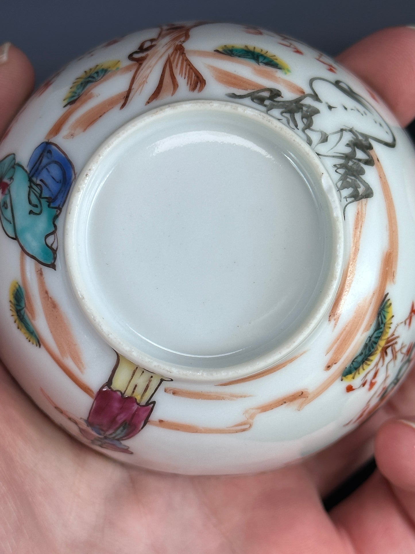 Antique Chinese Export Porcelain Tea Bowl Cup Qianlong 18th Century